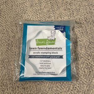 Acrylic stamping block